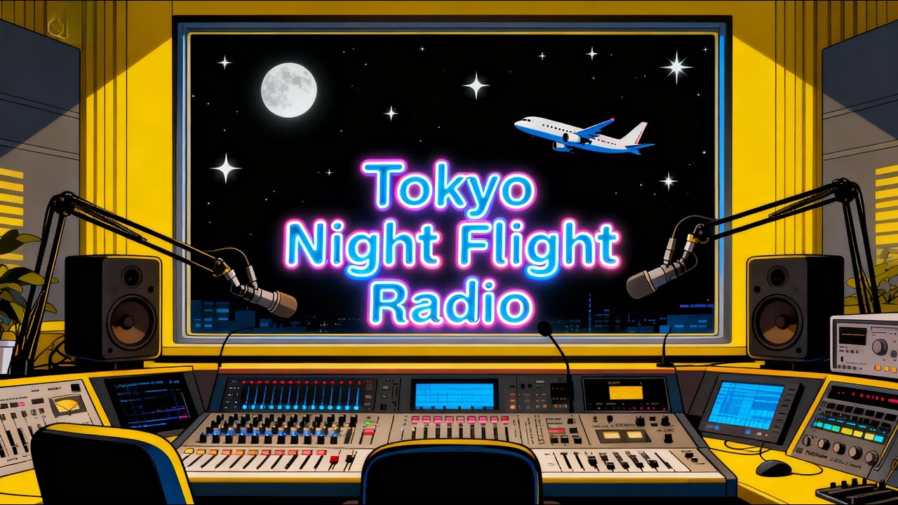 # 172 Tokyo Night Flight Radio | Lo-fi World Fusion Grooves | Cross-Cultural Soundscape