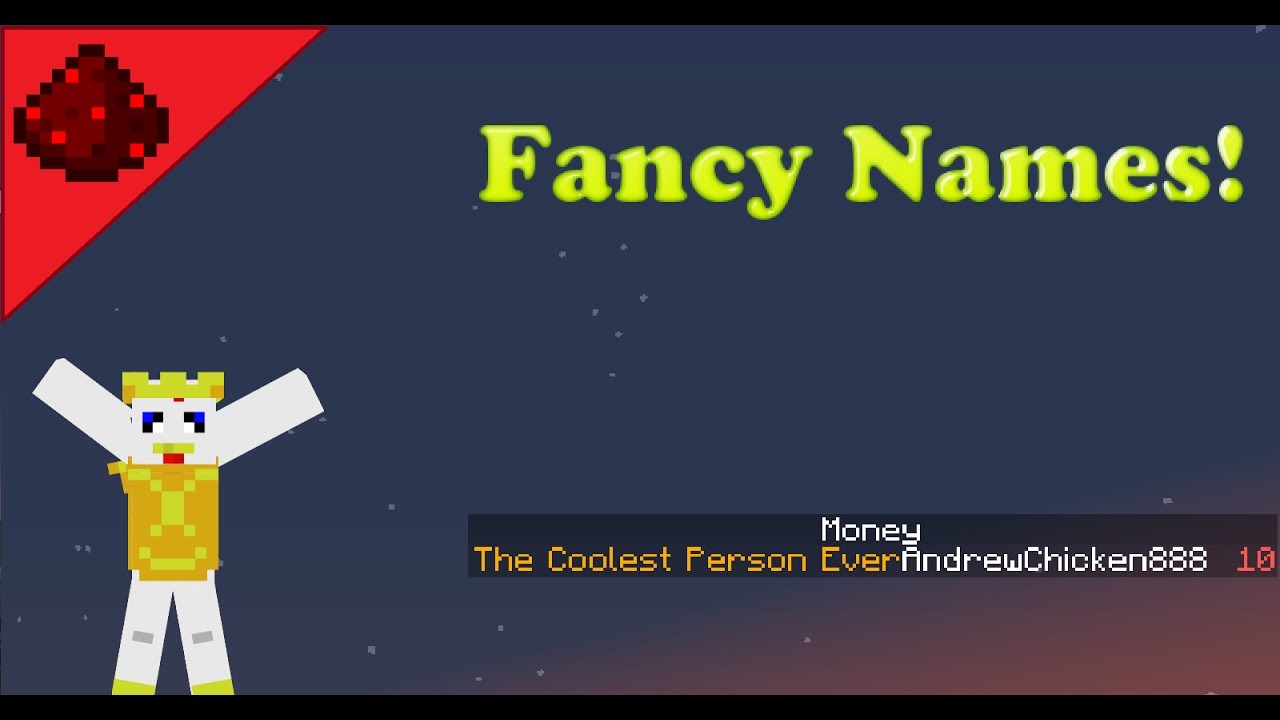 Colorful Names & Magical Floating Text!