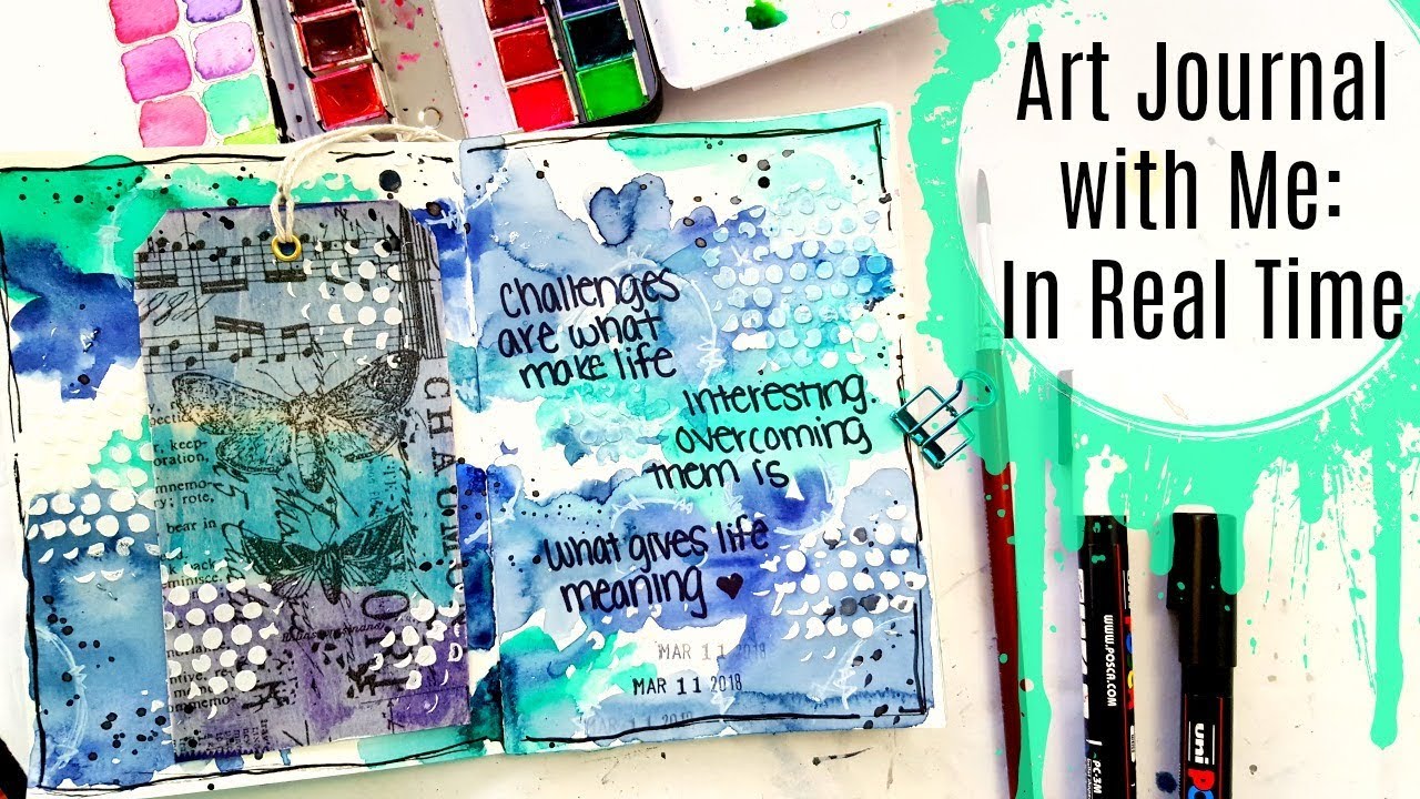 Art Journal with Me: In Real Time: Pen Pal Journal with Jennie