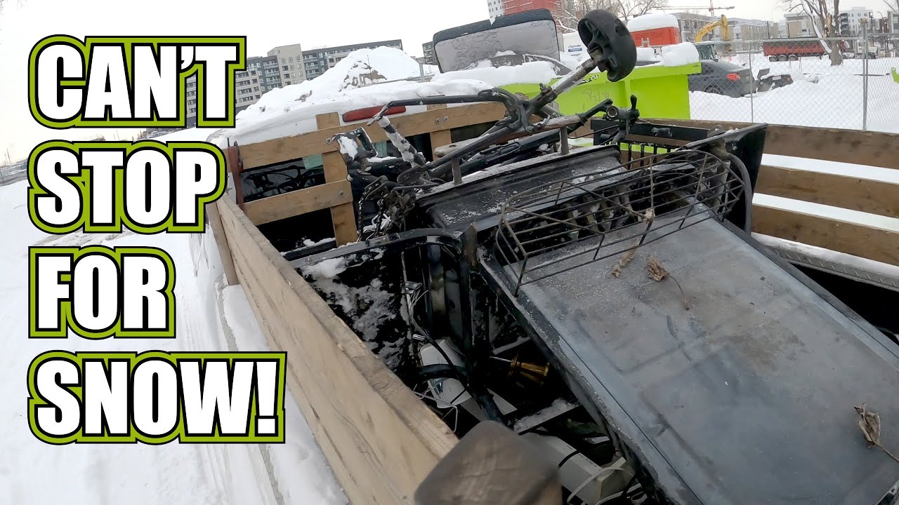Dumpster Diving Street Scrapping With Processing and Treasure Scores!