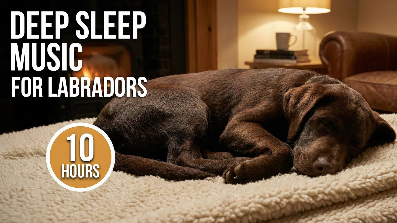 Relaxing Music for Labrador Retrievers 🦮 Calm Hyperactive Energy, Anxiety & Aid Digestion (10 Hours)