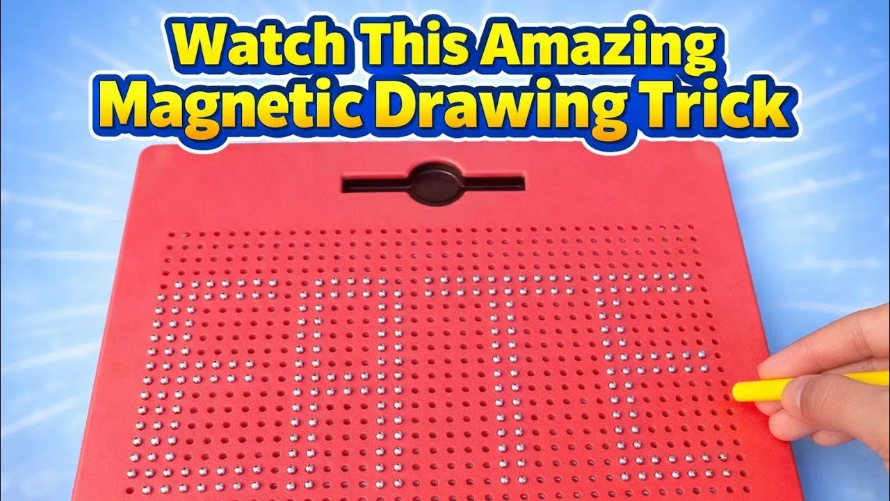 Magnetic Board Drawing 🧲 | Satisfying Art Creation