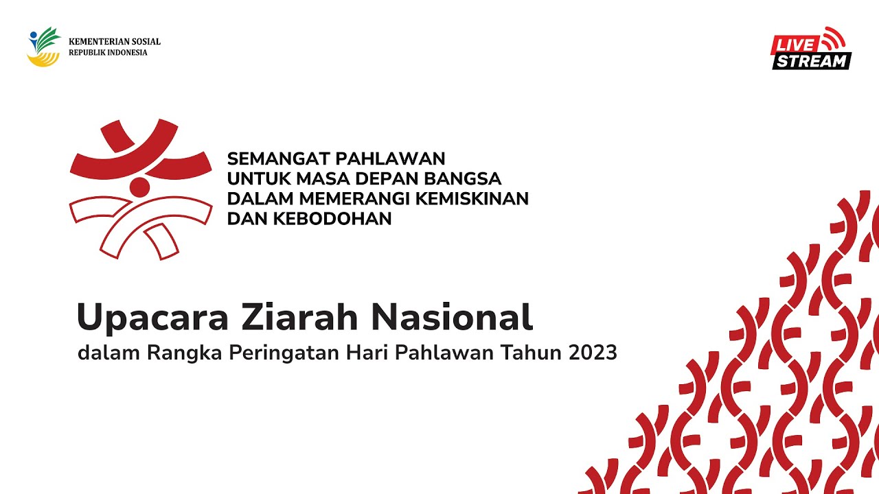 [LIVE] - Upacara Ziarah Nasional dalam Rangka Peringatan Hari Pahlawan Tahun 2023