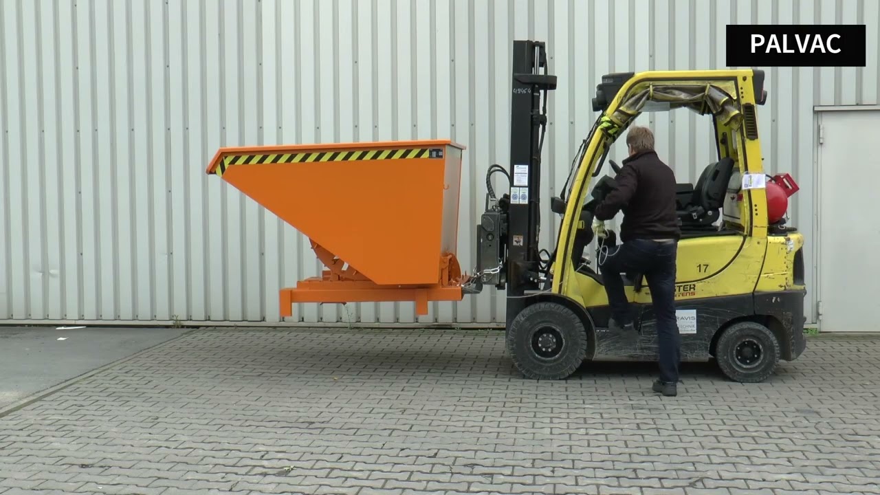 Benne basculante et auto basculante type SK pour charges lourdes - PALVAC - Tel : 02 41 27 33 22