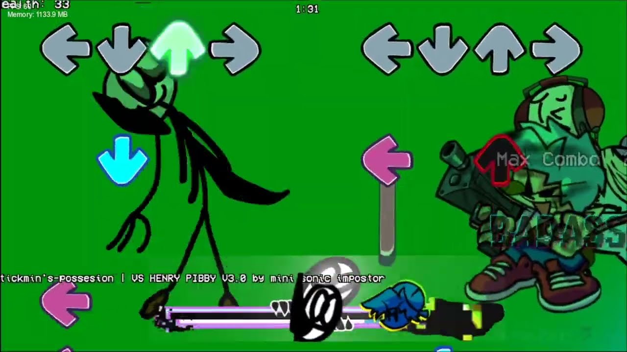 Friday Night Funkin' New VS Pibby Henry Stickmin V3 | Pibby X FNF Mod