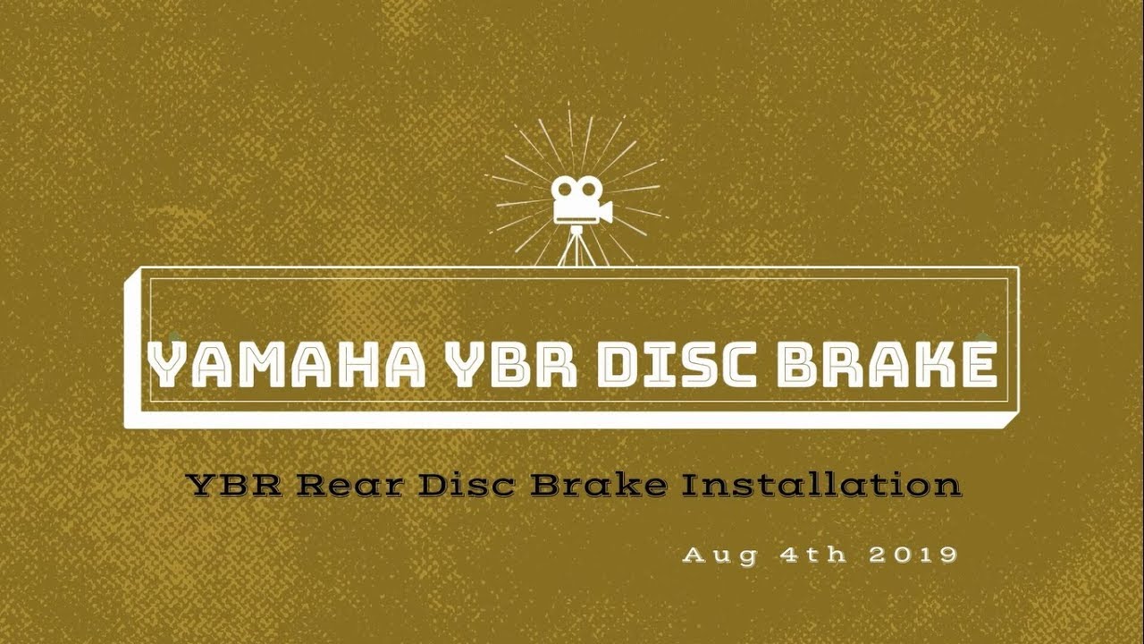 Yamaha YBR With Rear Disc Brake