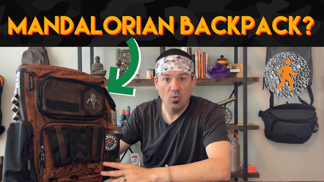 Star Wars The Mandalorian Backpack - Review and Walkthrough - Heroes & Villains - Laptop Travel