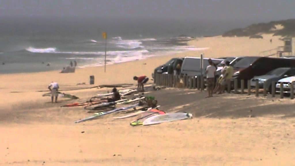 Windsurfing in Fuerteventura.Lovely Corralejo