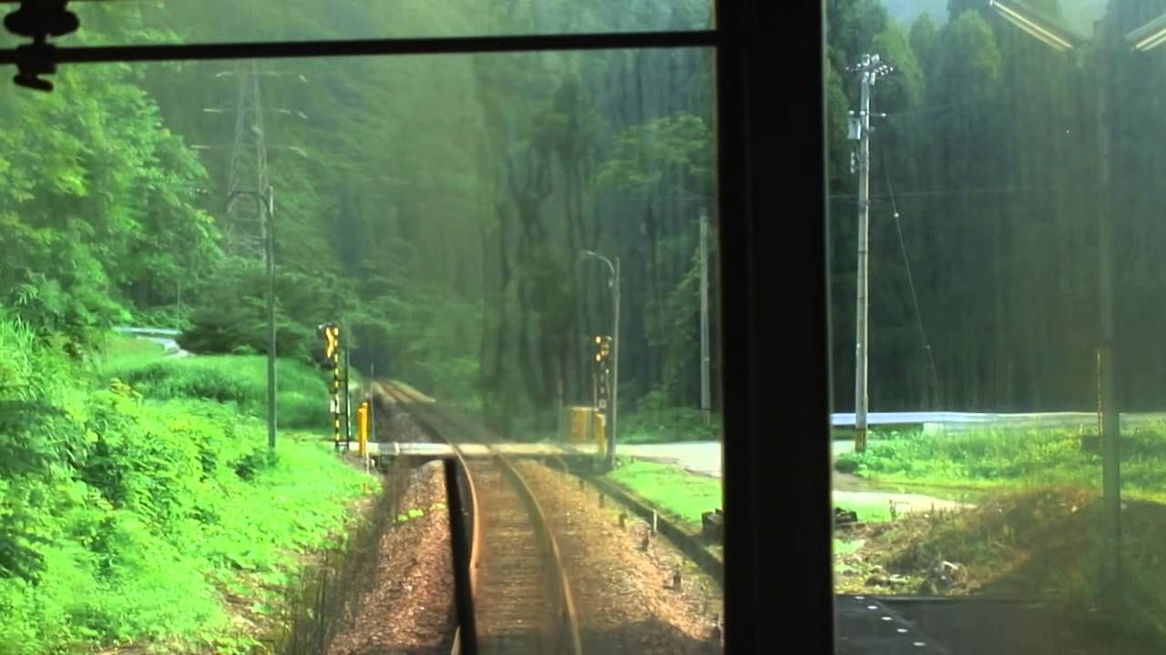 [HD前面展望]神岡鉄道 奥飛騨温泉口→猪谷 Cabview:Kamioka railway  OkuhidaOnsenguchi to Inotani