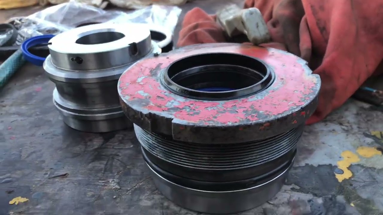 How to repair leaking hydraulic cylinder for télescopique Manitou