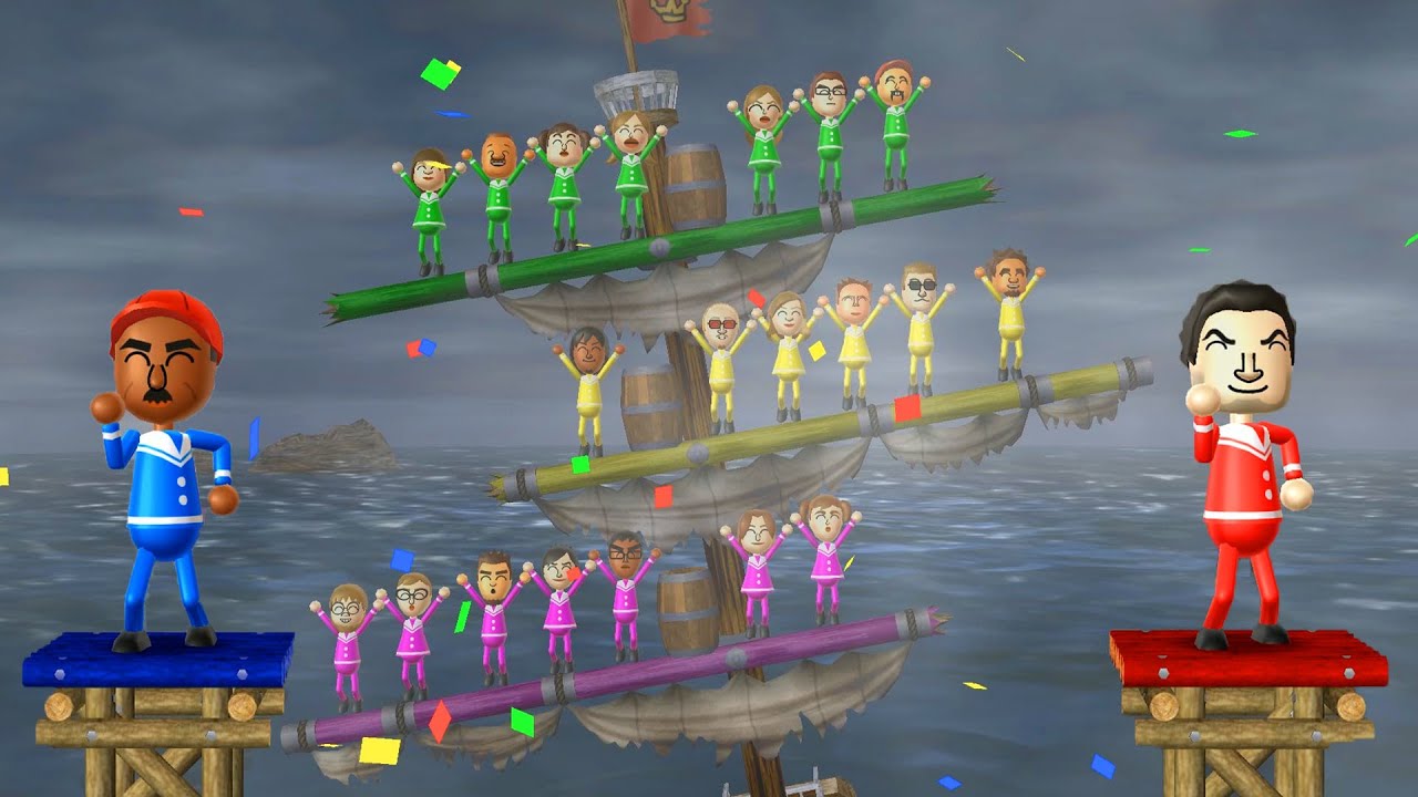 Wii Party Balance Boat Double Up - Mario and Pablo (Expert Difficulty)