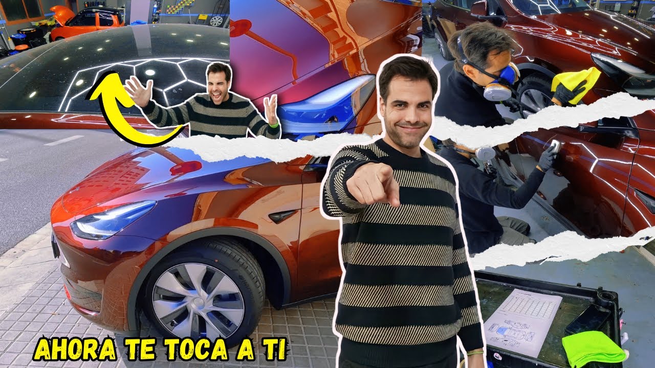 Tratamiento Cerámico 9H 🛡 a coche NUEVO  Tesla Model Y | Tino Car Care | Carways Detailing | #16 |