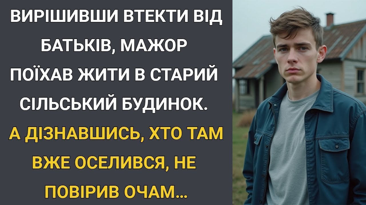 Вирішивши втекти від батьків, мажор поїхав у старий сільський будинок… А дізнавшись, хто там вже