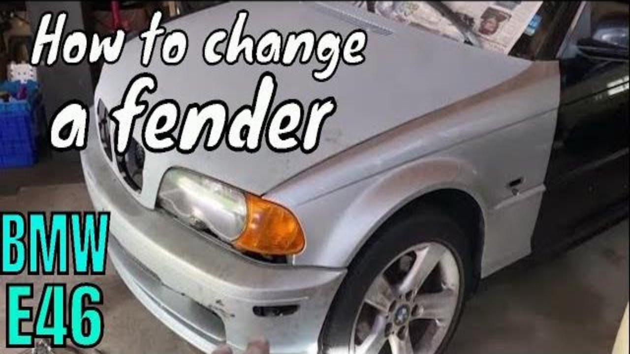 BMW E46 How to replace / install a new fender on your car.