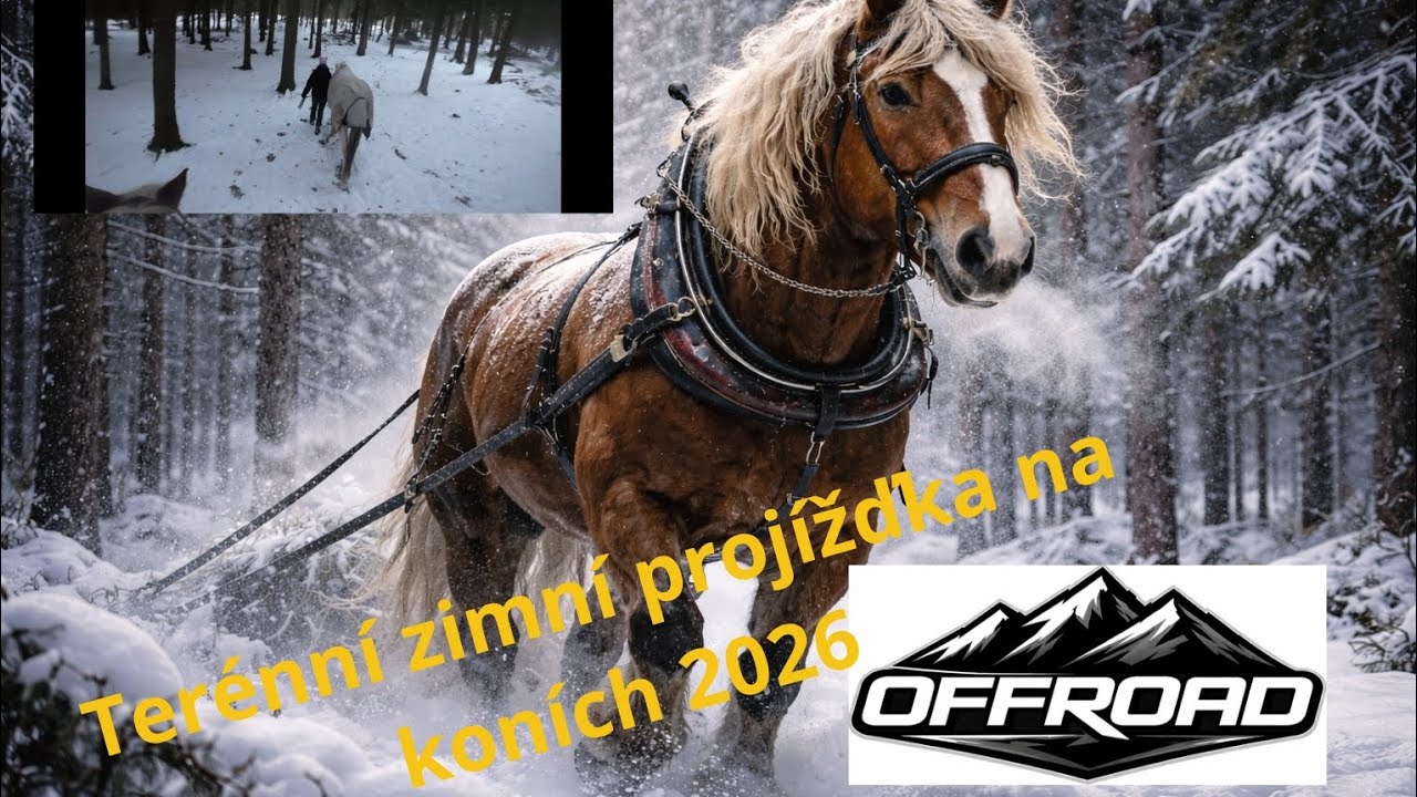 Terénní zimní projížďka na koních 2026 !