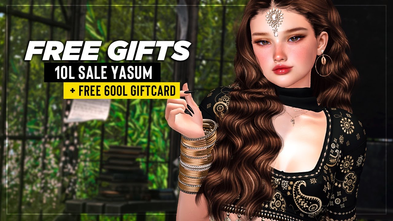 FREE 600L Giftcard | 10L Sale Clothes + Free Belly dance | Free Gifts Second Life 2025