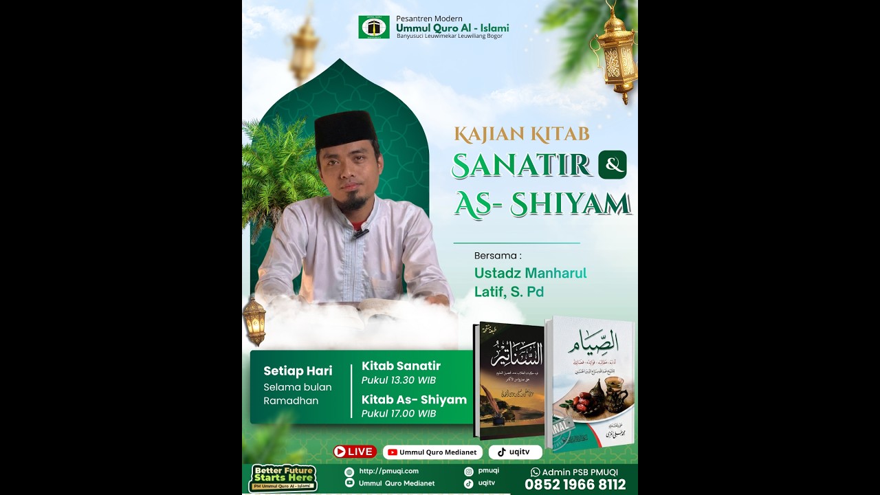 LIVE | KAJIAN KITAB AS-SHIYAM BERSAMA UST.MANHAR