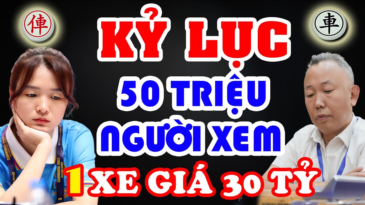 🔴 CỜ TƯỚNG | MỸ NHÂN GIĂNG BẪY, 1 MÃ 1 TỐT BẮT 2 XE