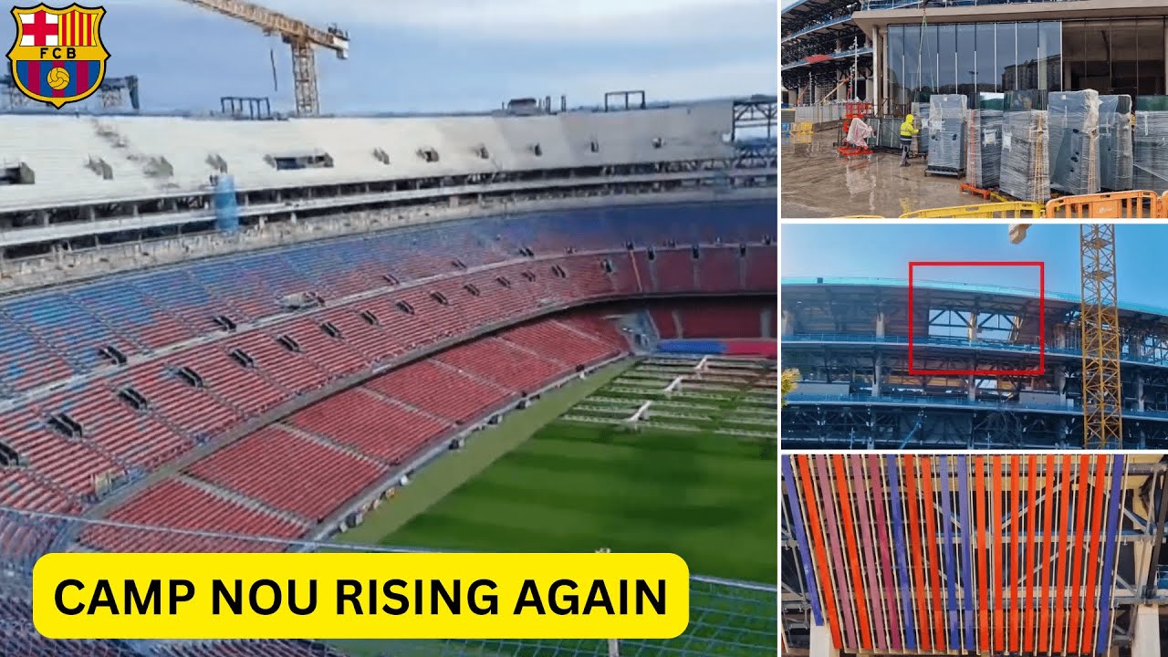Camp Nou Construction Update | Diamond Glass Installed, Slats & Tribune Progress | January 20,2026
