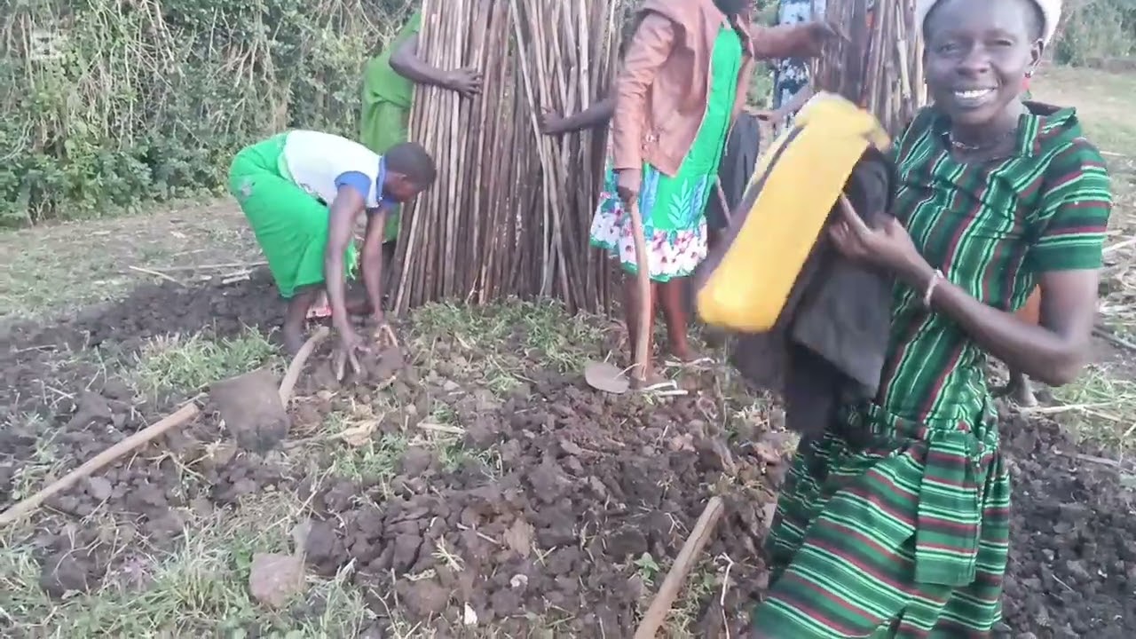 How women do all the donkey work, slaughtering animals, building, etc in our villages 