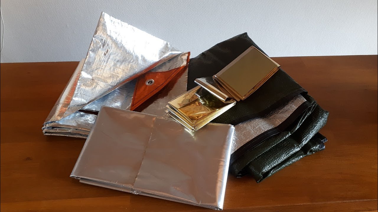 Couvertures de survie. Guide pratique : Utilisations, dangers, choix ....