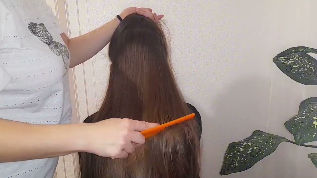 ASMR * Soothing Hair Brushing * Playing With Hair * Coffeegirl