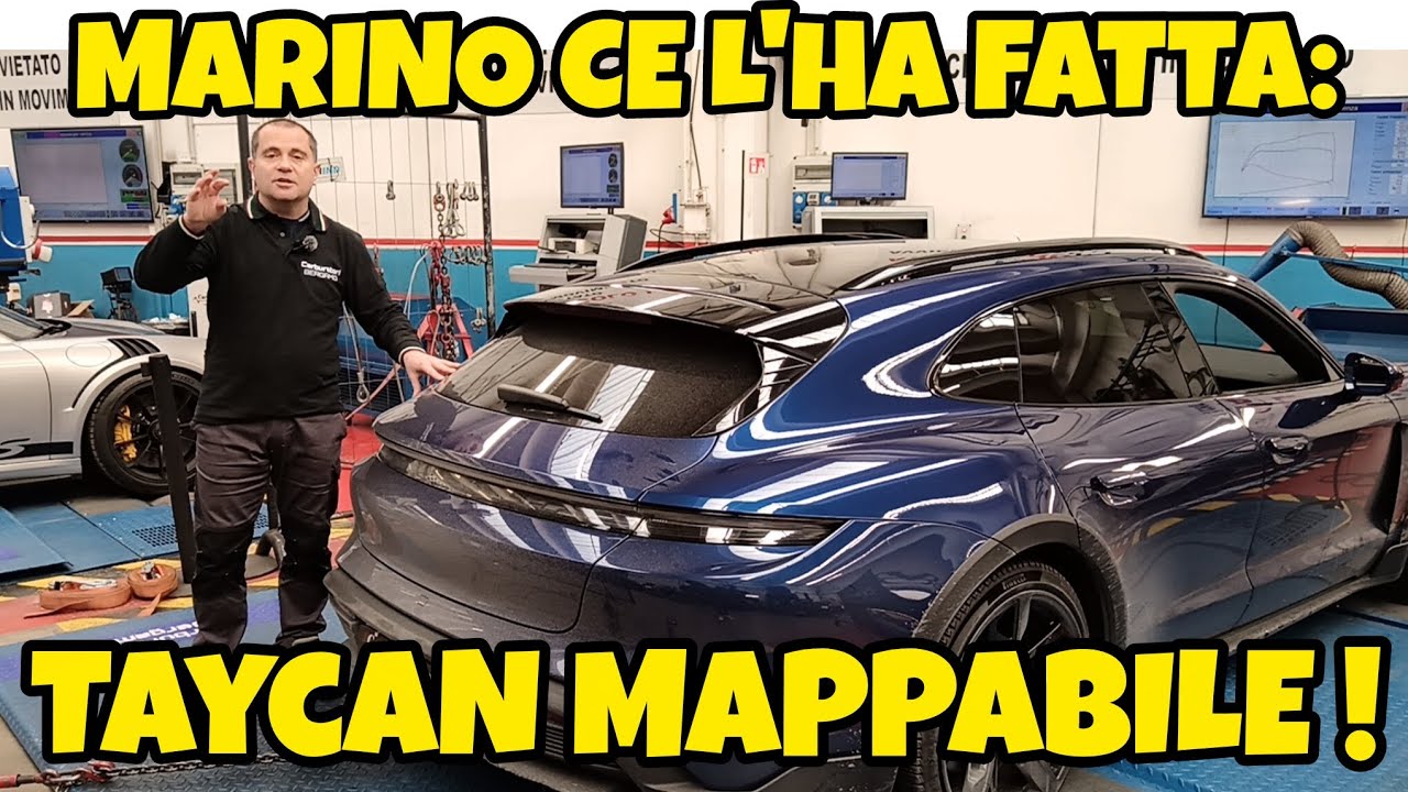 MARINO CE L'HA FATTA: MAPPA (PAURA...) PER LA TAYCAN. #CARBURATORI BERGAMO 