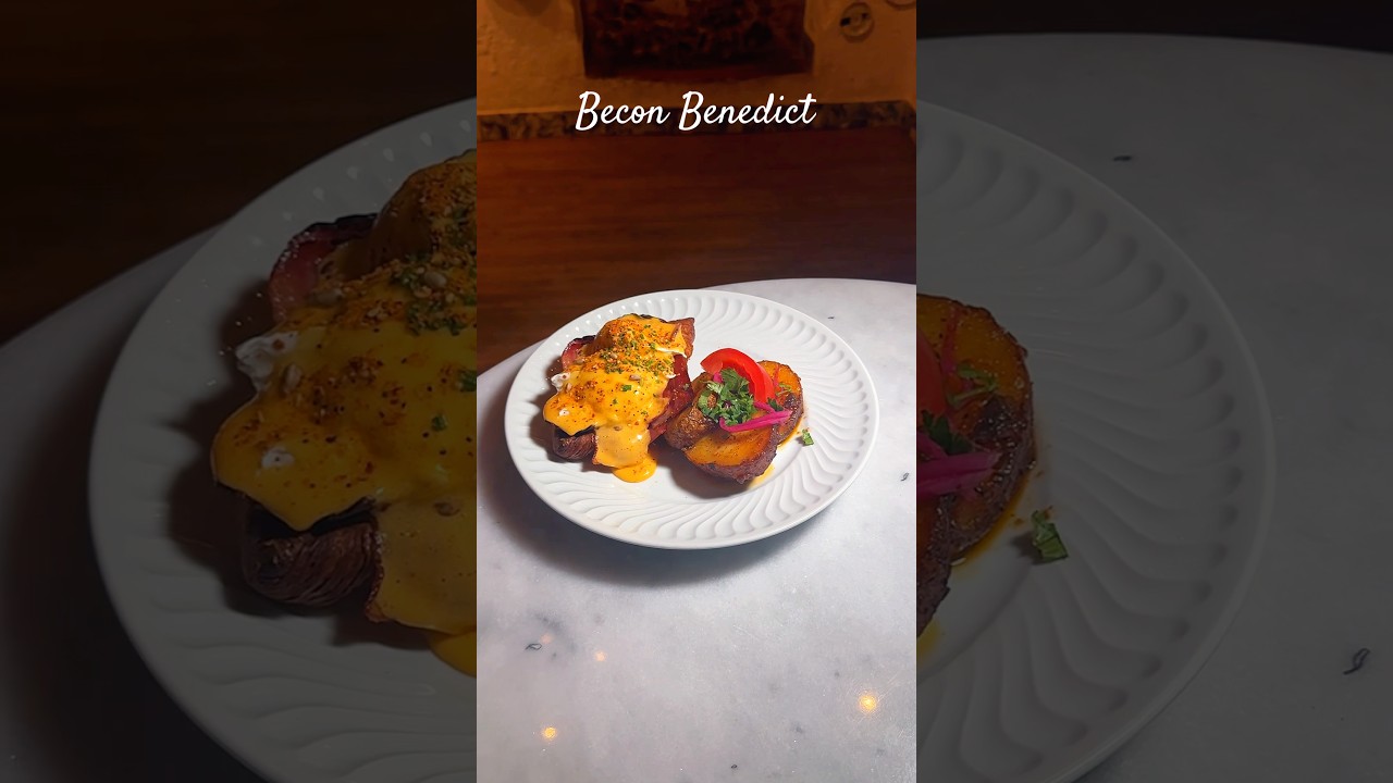 How to make becon Benedit &hellip;.   #breakfastlovers #brunchinlisbon #food #coffee #art #recipe #reels