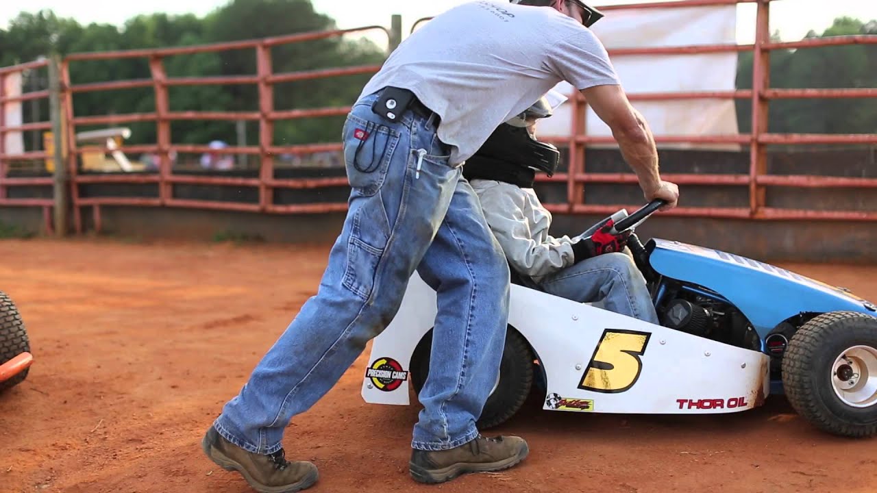 Lawn mower racing in Ellerbe North Carolina
