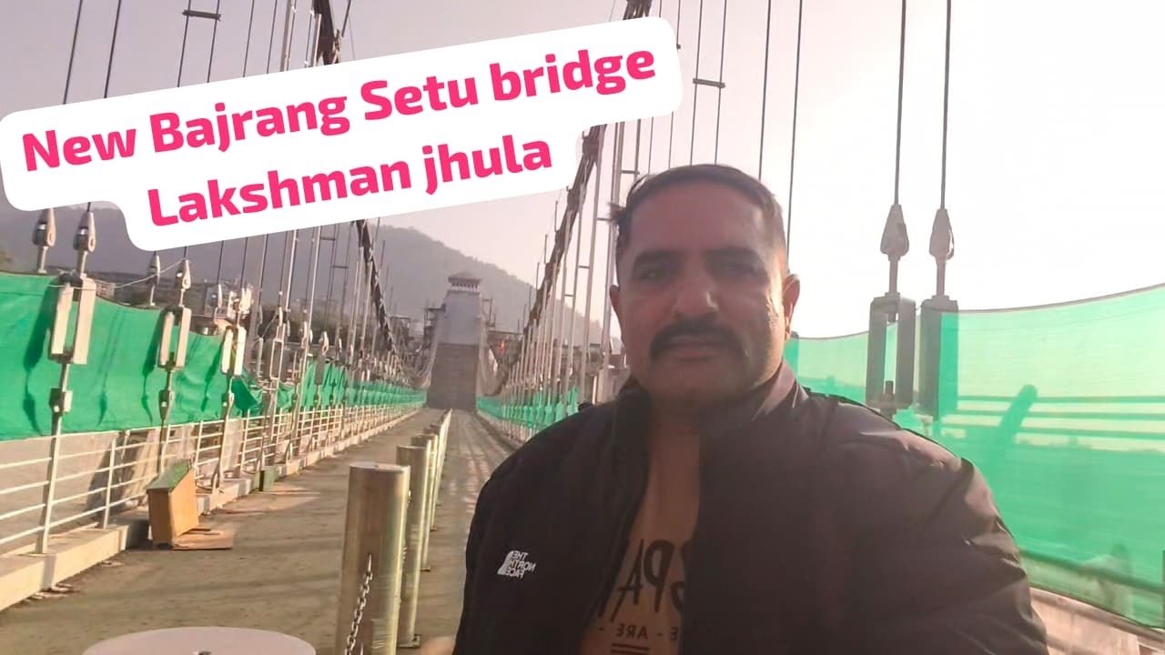 🍁Rishikesh&rsquo;s First Glass Bridge walk🍁Bajrang Setu Laxman Jhula #RishikeshGlassBridge #Rishikesh2025 
