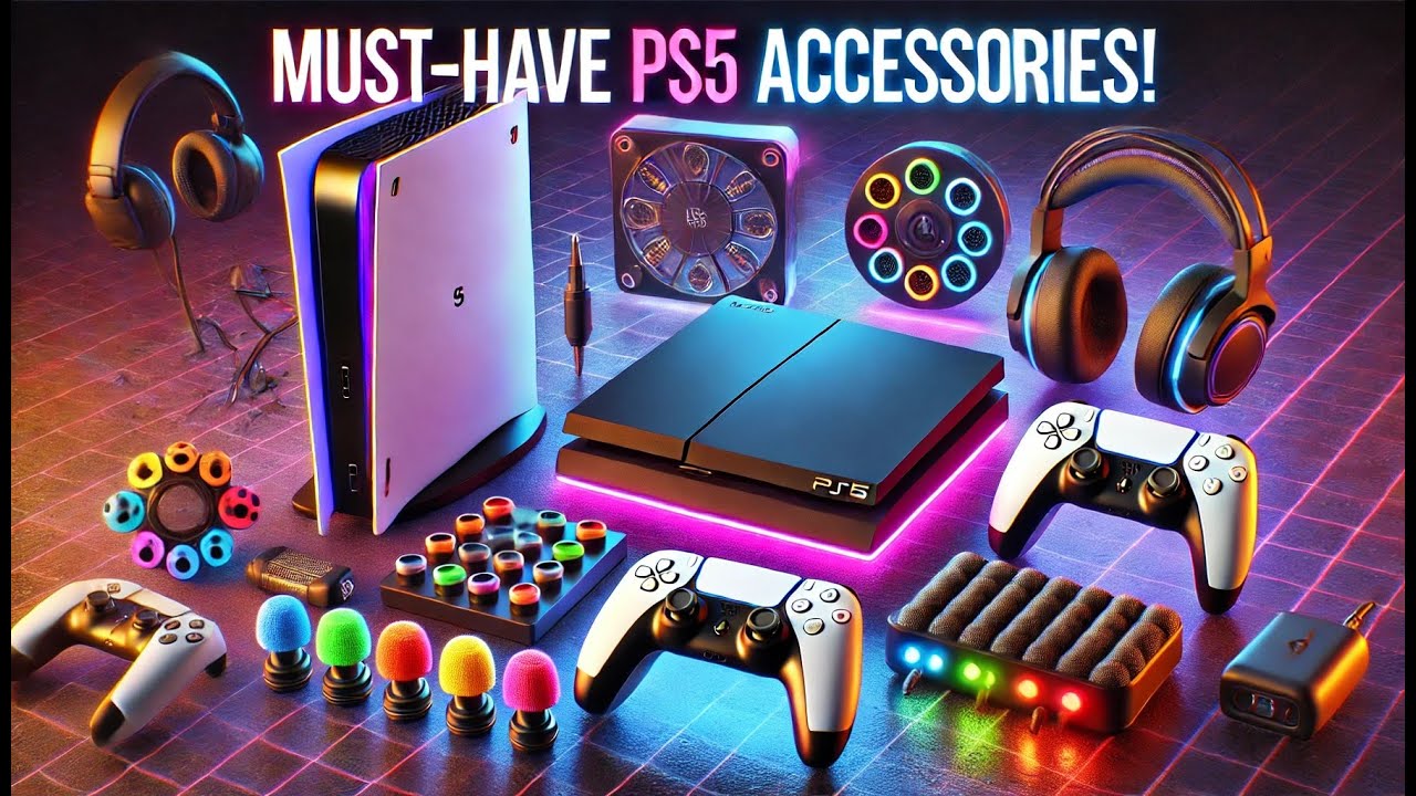 Top 5 Must-Have PS5 Accessories in 2024! 🎮 Enhance Your Gaming Setup || In Telugu ||