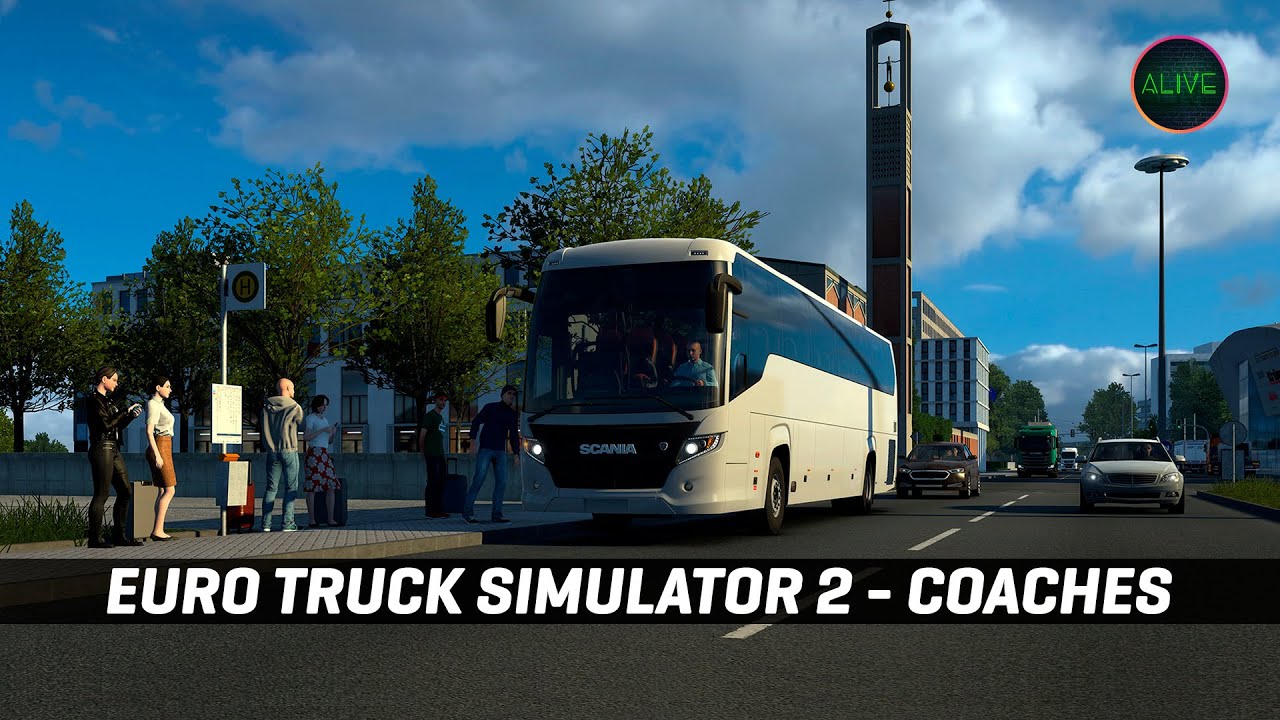 АВТОБУСЫ В ETS 2! Euro Truck Simulator 2 - Coaches