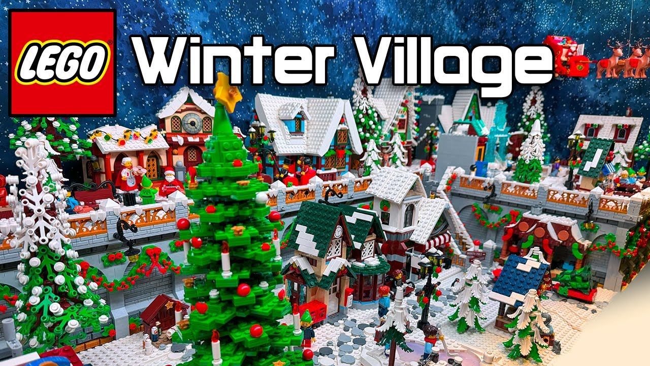 LEGO Winter Village MOC Finally Finished!