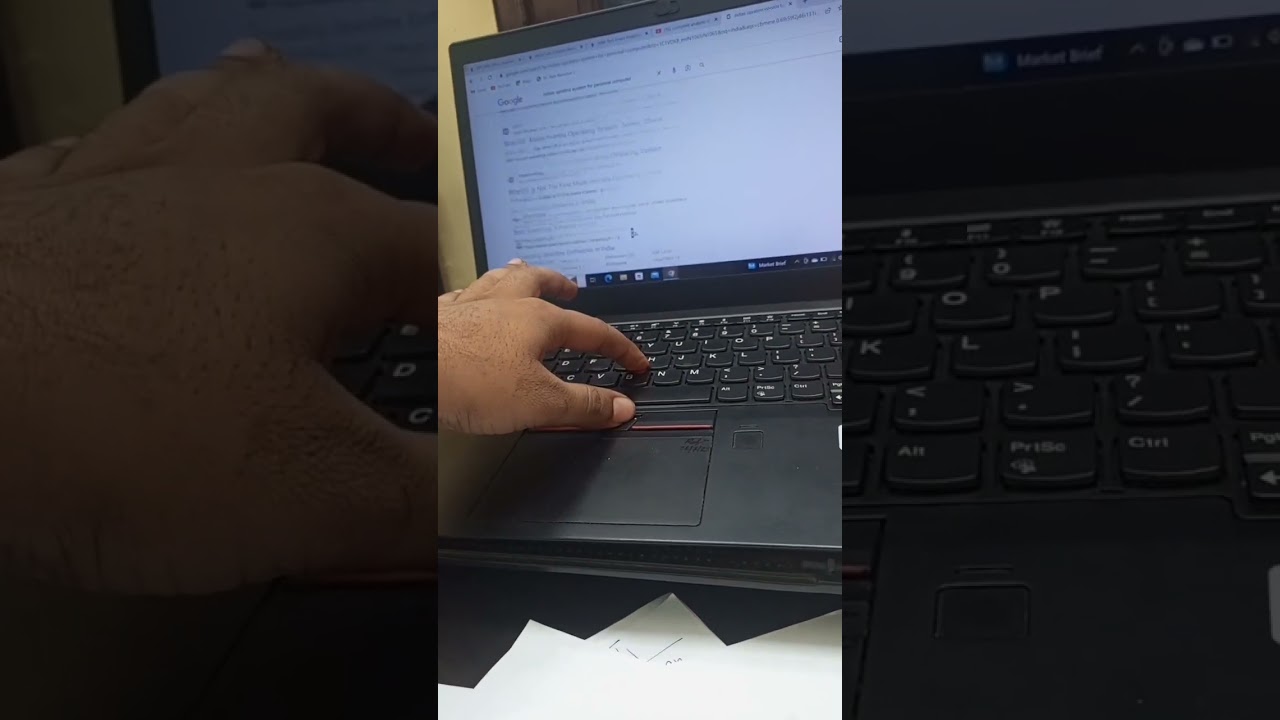 fast scrolling with use of tuchpad or keyboard key lenovo thinkpad t470s