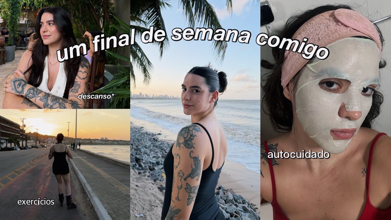 vlog | final de semana, descanso, treinos, autocuidado, leituras 
