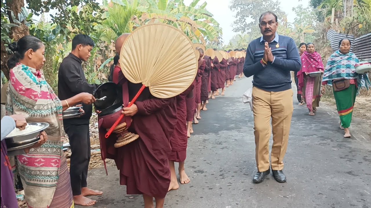 Pindudana at Nalkata Biswajyoti Buddha Vihara 21 Feb