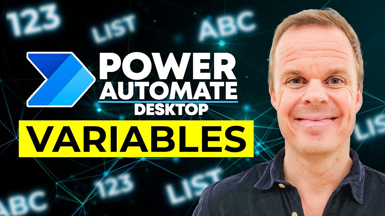 Как использовать переменные в Microsoft Power Automate Desktop