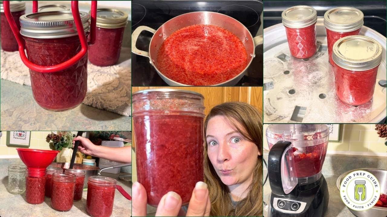 SMALL-BATCH Strawberry Canning | Strawberry Sauce 🍓