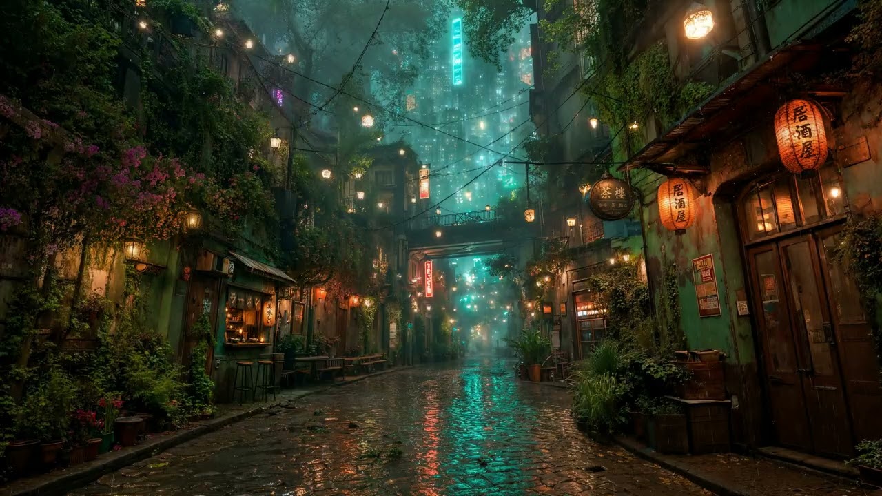Lofi Zen - Lofi Beats from a Hidden Market Alley near Shikara | For Study, Sleep, or Relaxation | 4K