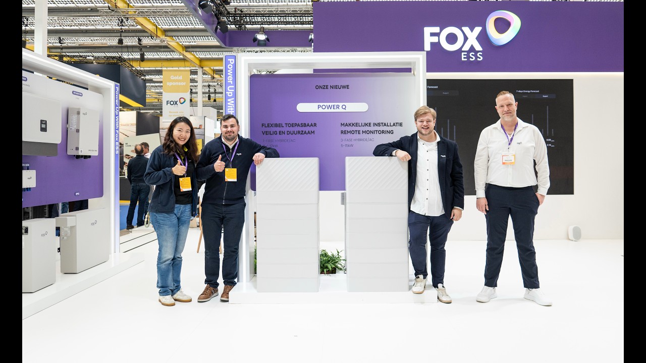 Power up with FOX ESS | Amsterdam | Solar Solutions Amsterdam 2026