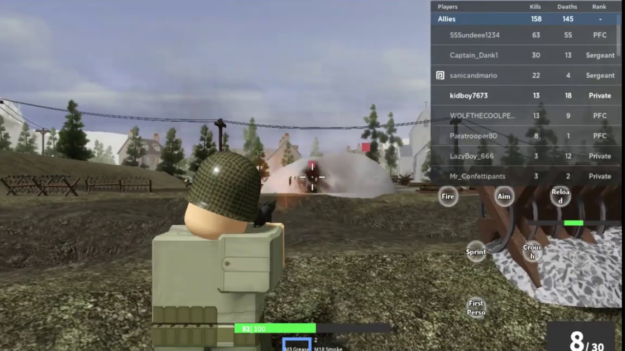 Fighting The Germans In D-Day | Roblox | D-Day