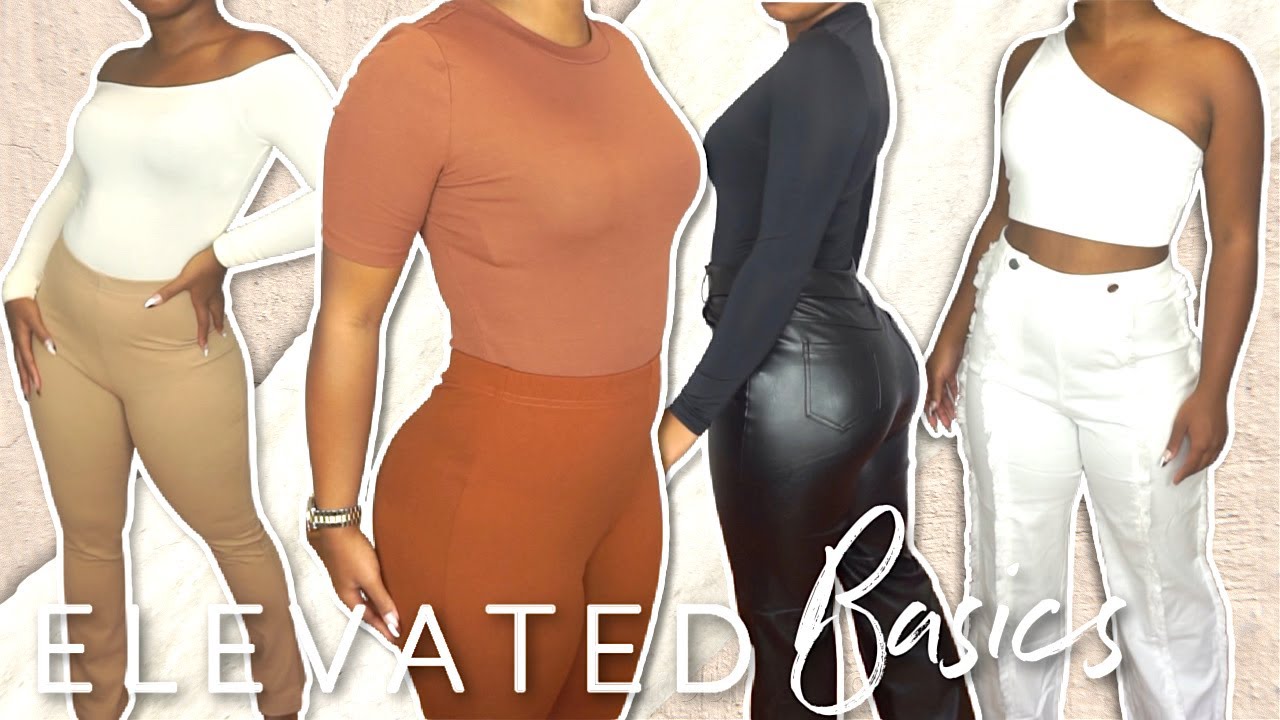 BADDIE ON A BUDGET! HUGE SHEIN ELEVATED BASICS HAUL! (COUPON CODE INCLUDED)