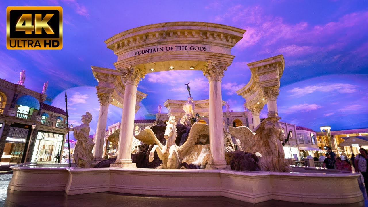 Forum Shops 🛍️ at Caesars Palace hotel - Las Vegas