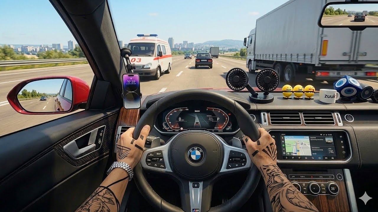 BMW M5 Competition dlc 🚦in Truck simulator 🚛Ultimate 🚚 gameplay 🎮