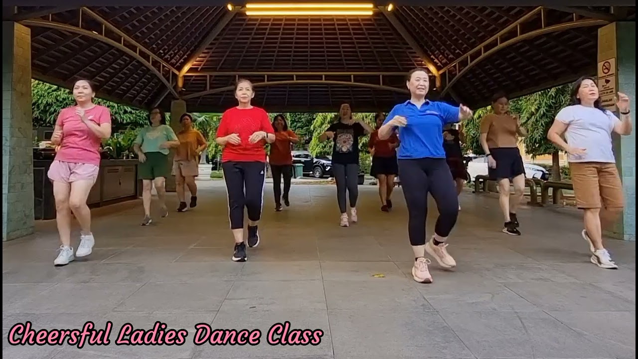 My Ladies Rumba Line Dance||Demo by Tayuka Karamoy & Cheersful Ladies Dance Class