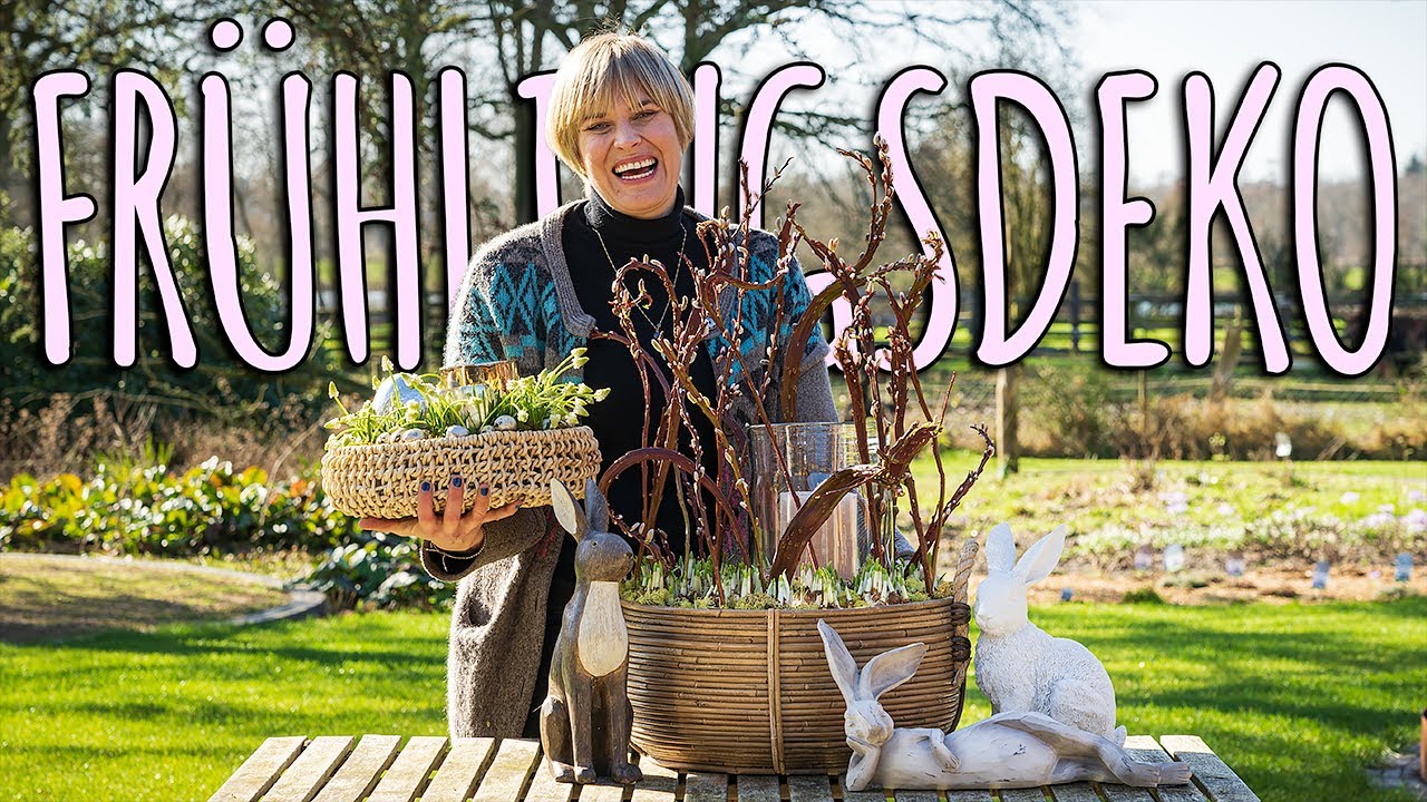 FRÜHLING IM KORB FÜR INNEN & AUßEN - DIY