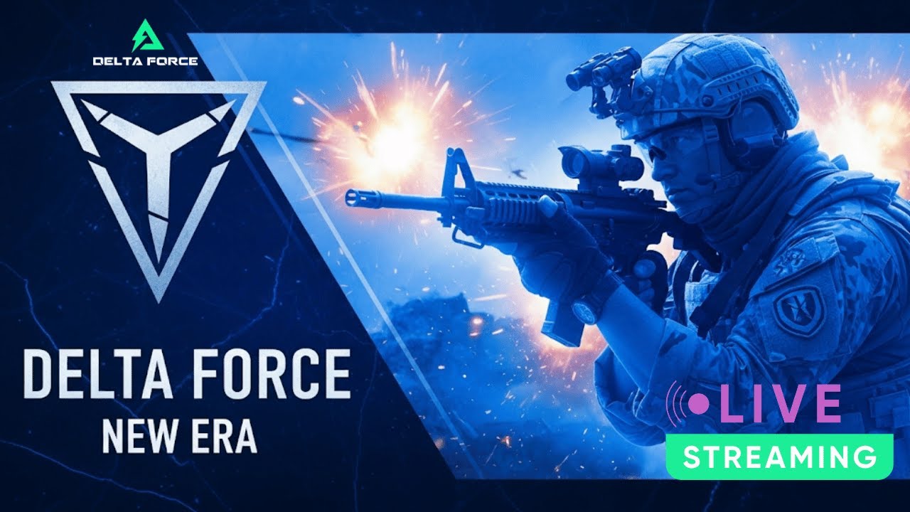 🎮Delta Force closed playtest live now 2025 Live + LIVE REACTION!! 👾 #game #gaming #deltaforce
