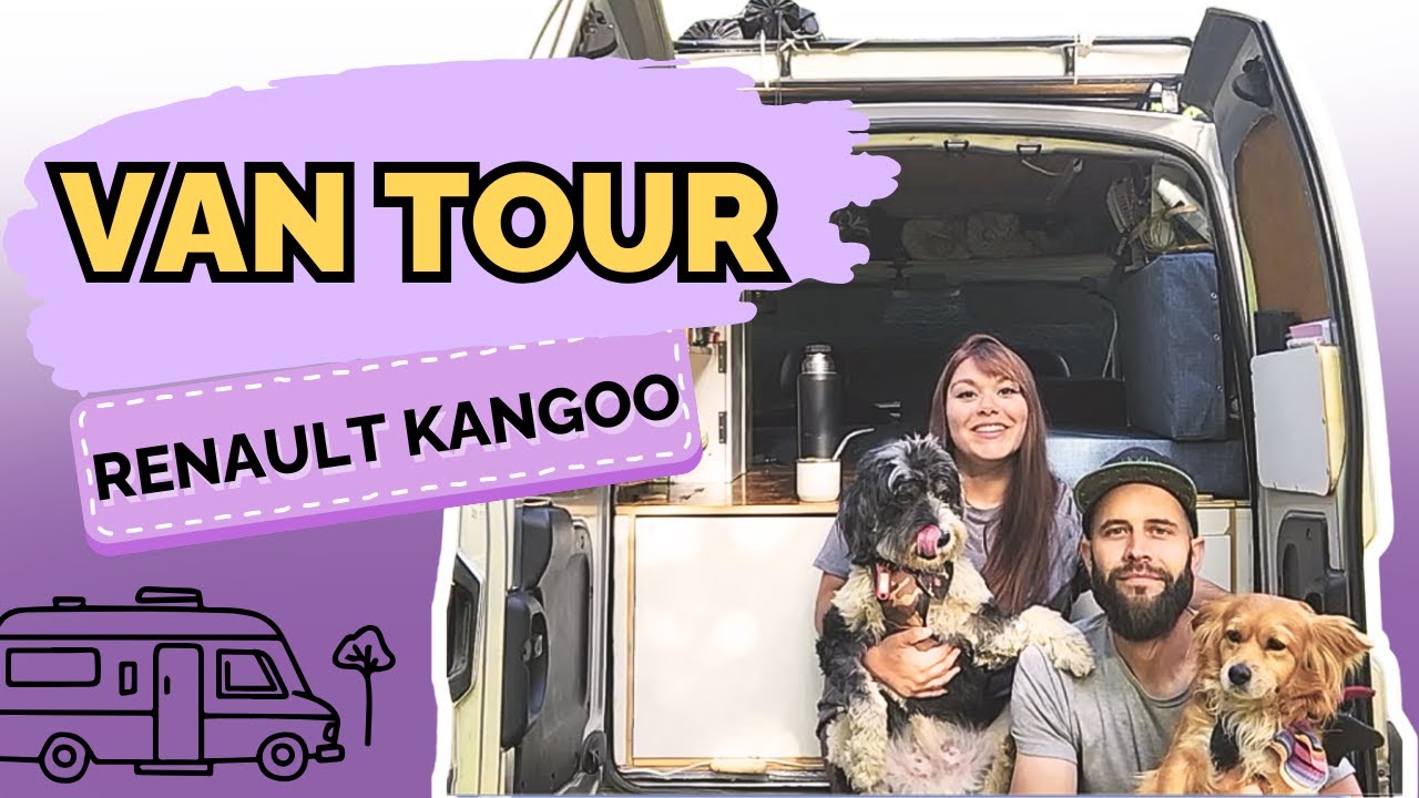▶ VAN TOUR KANGOO MINICAMPER 🚐| Así Viajamos 2 PERSONAS y 2 PERROS 🐶