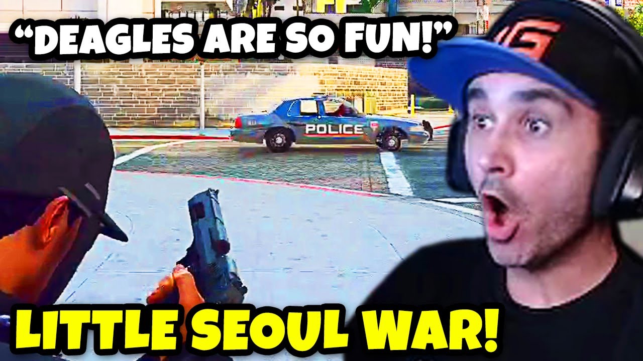 Summit1g POPS OFF Against Cops In Little SEOUL WAR Ft. Chang Gang! | GTA 5 NoPixel RP