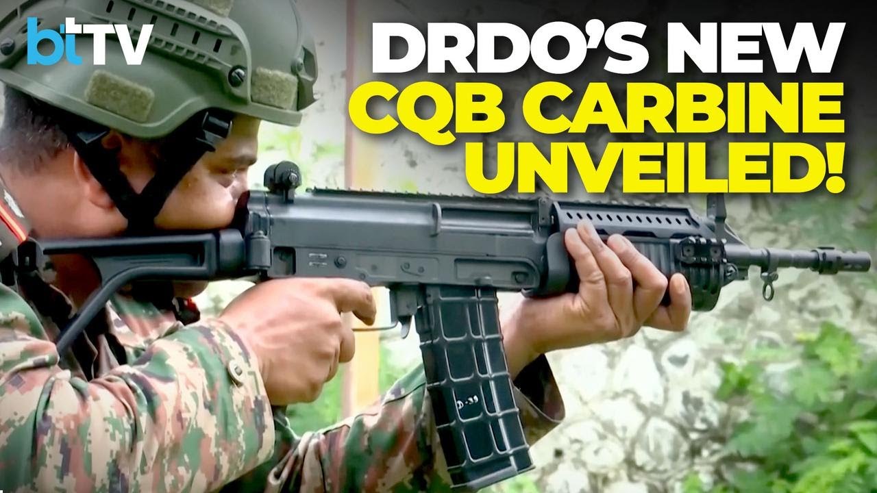 DRDO Unveils Indigenous CQB Carbine With 200m Range, Made In India By Bharat Forge